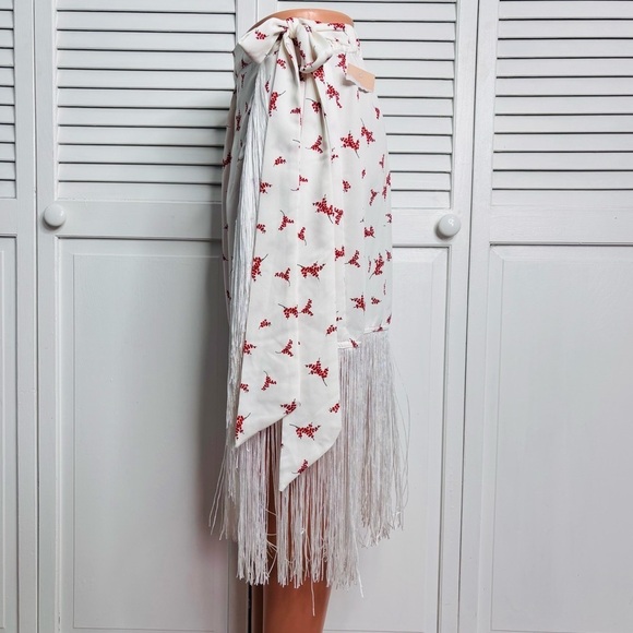 SABINA MUSAYEV Sake Skirt in Ivory Print Size Small - Picture 5 of 10